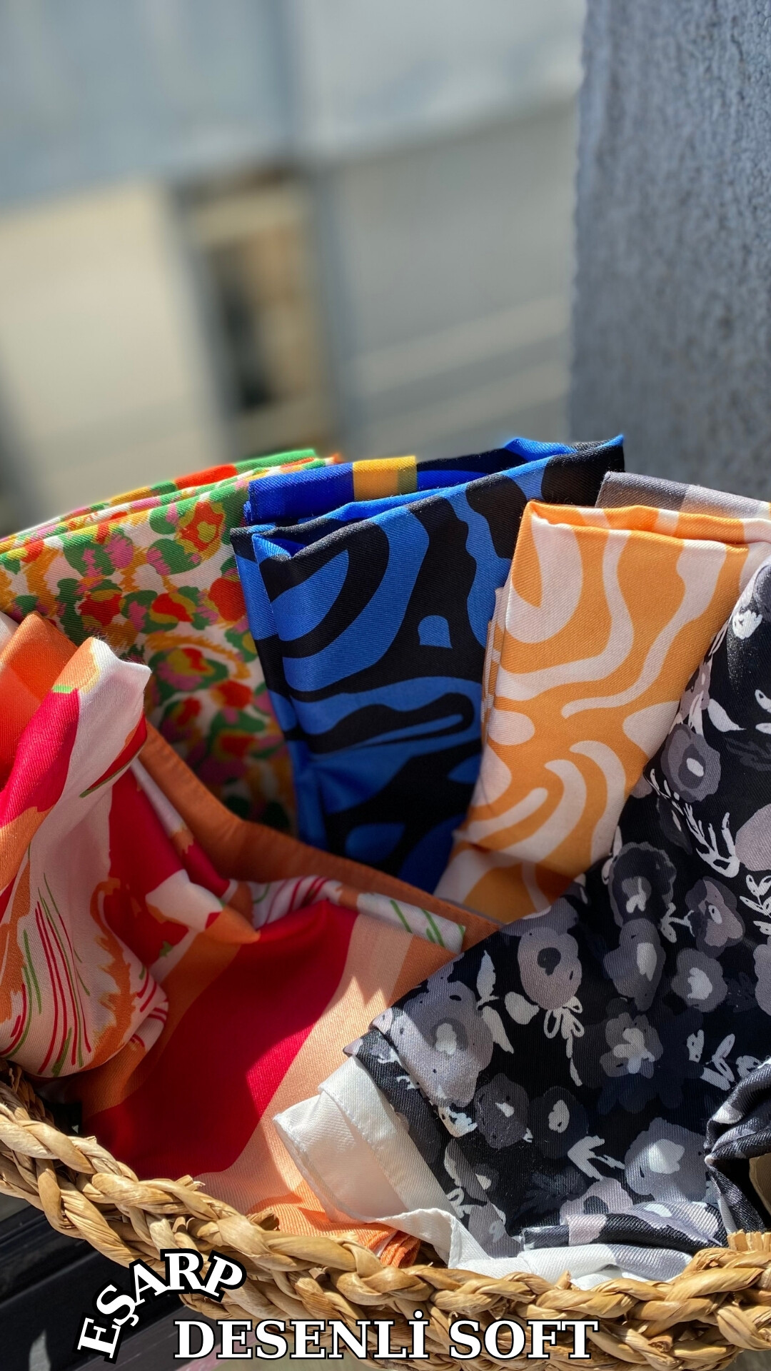 Desenli Soft Eşarp