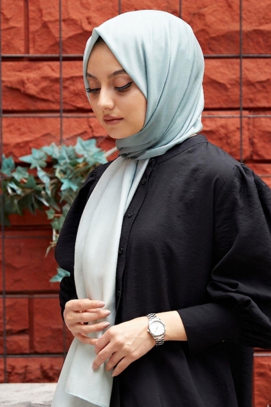 Degrade Desen Çağla-Taş Soft Pamuk Şal - 3