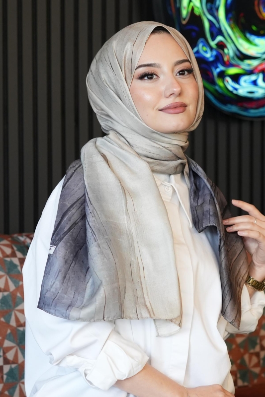 Degrade Füme Soft Pamuk Şal - Afvente