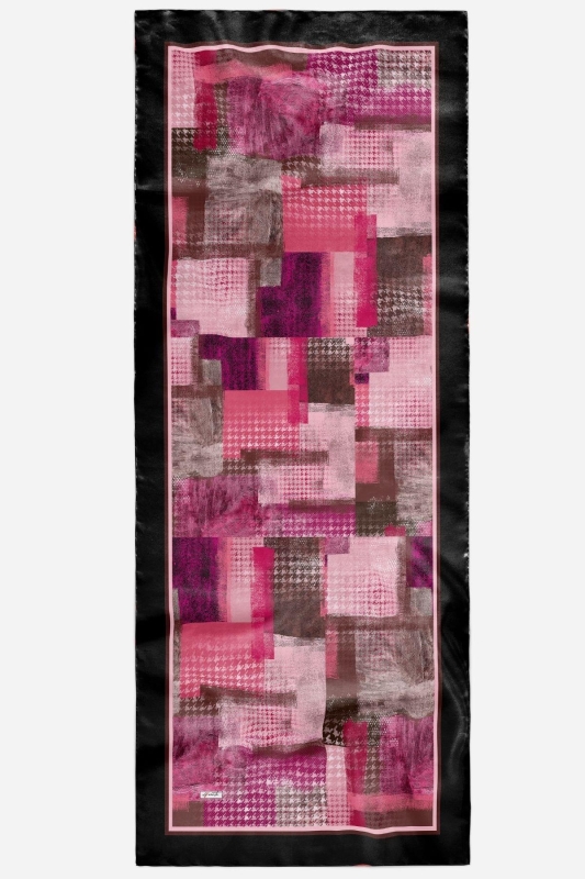 Kare Desen Şarabi Soft Pamuk Şal - 2