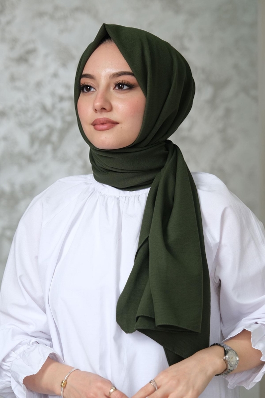 Afvente Pamuk Cazz Şal Haki - Afvente