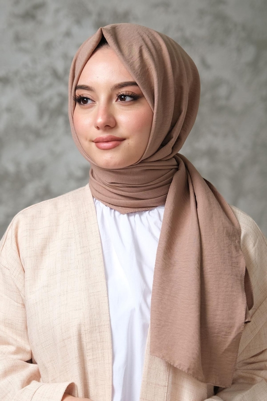 Afvente Pamuk Cazz Şal Sütlü Kahve - 3